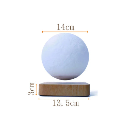 Night Light Levitating Moon Lamp Touch Magnetic Levitation Table Floating Lamp For Bedroom Decor  New Year Gift Exotic lamp