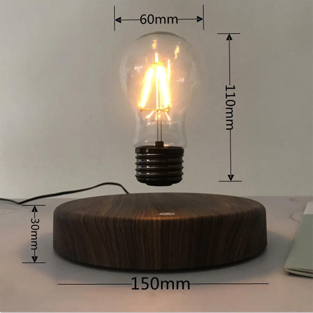 Magnetic Levitation Lamp Creativity Night Light Floating LED Bulb For Birthday Gift Table Lamp Room Home Decoration Light